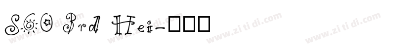 S60 3rd Hei字体转换